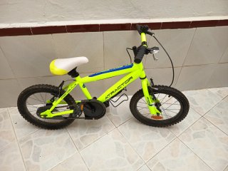 Bicicleta Infantil Atractor Amarilla