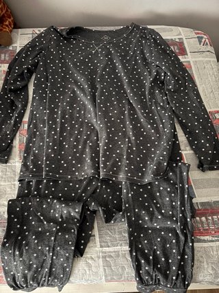 Pijama TEX gris con estrellas