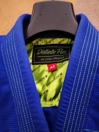 Kimono Jiu Jitsu BJJ Distinto Flow Talla A2 Azul
