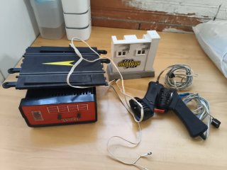 Lote piezas Scalextric antiguas.