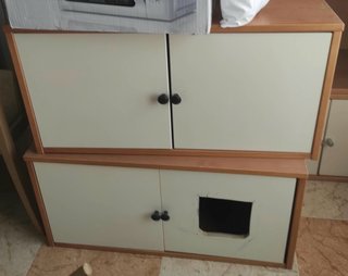 Mueble modular con gatera