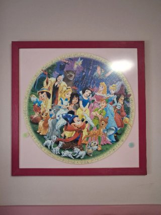 Puzzle Disney Enmarcado y con vidrio antireflejo