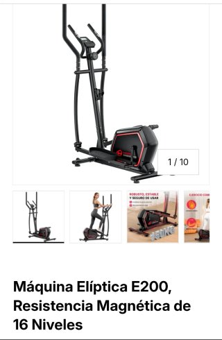 Máquina Elíptica E200 - Resistencia Magnética