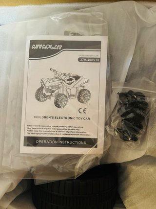 Quad Eléctrico para Niños AIYAPLAY 37 a 72 Meses