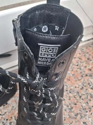 Botines GIOSEPPO piel negros niña/mujer
