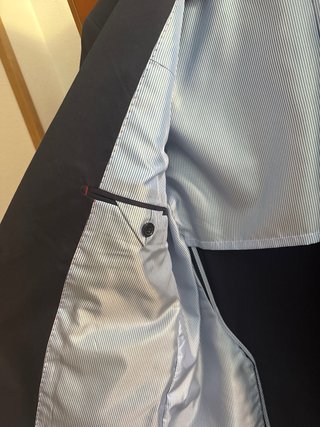 Chaqueta de hombre azul