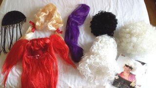 Conjunto PELUCAS DISFRAZ
