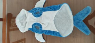 Disfraz de Tiburón para Perros y Gatos