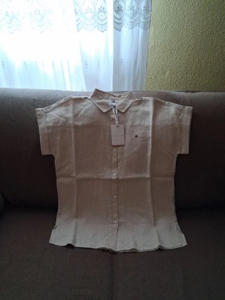 TOMMY HILFIGER ORIGINAL, CAMISA LINO MUJER