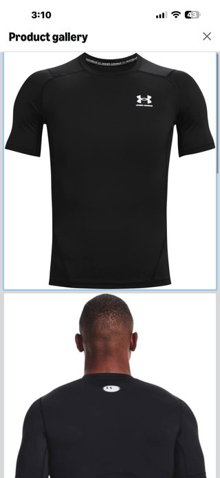 Camiseta Térmica Under Armour Negra