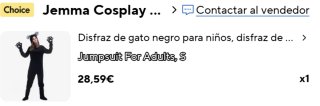 Disfraz de Gato Negro