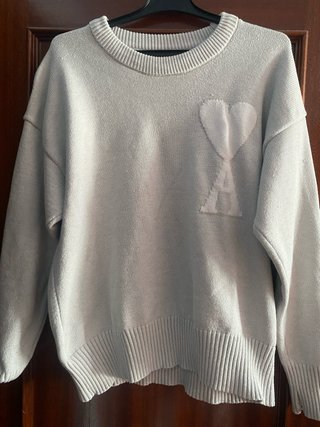 Sudadera Ami Paris Gris claro