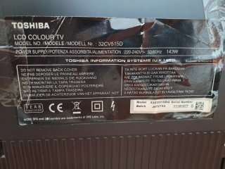 TV Toshiba Reggza 32 pulgadas