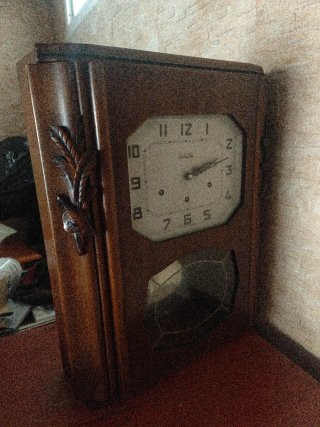 Orologio da parete antico carillon Vedette Art Déco