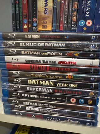 Lote 12 Películas Blu-ray DC Batman y Superman