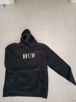 Sudadera HUF Negra Talla L