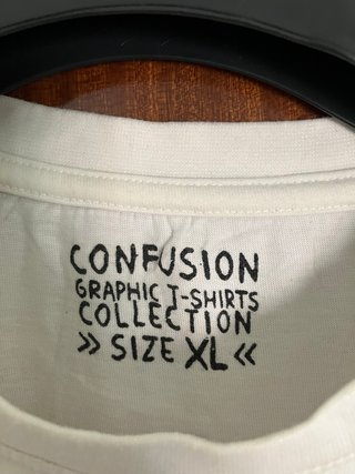 Camiseta Confusion Blanca Talla XL