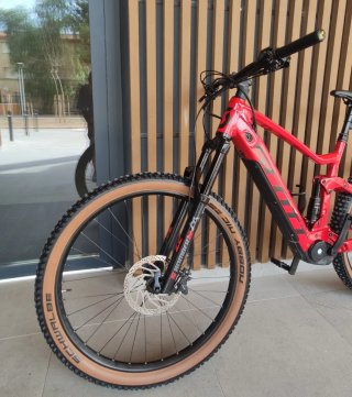 Bicicleta Eléctrica Scott Roja