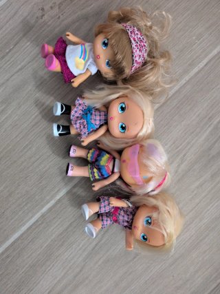 Lote de 4 Muñecas Barriguitas