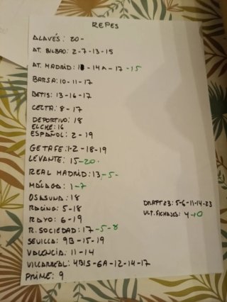 Lote de Cromos de la Liga