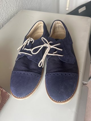 Zapatos de comunión azul