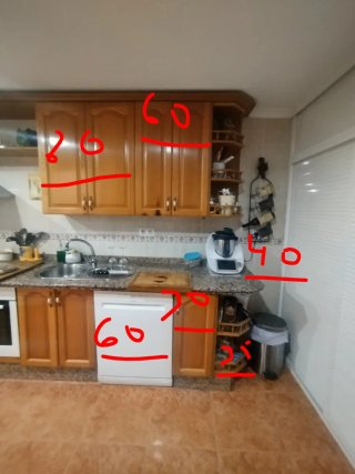 Cocina de Madera Estilo Provenzal