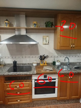 Cocina de Madera Estilo Provenzal