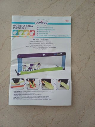 Barrera de Cama Plegable Olmitos