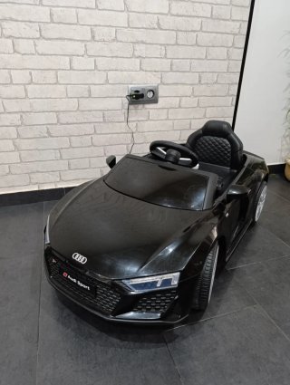 Coche Eléctrico Infantil Audi R8 Negro