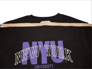 Sudadera Bershka Negra NYU