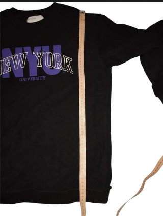 Sudadera Bershka Negra NYU