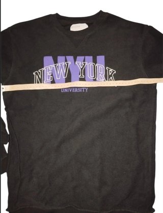 Sudadera Bershka Negra NYU