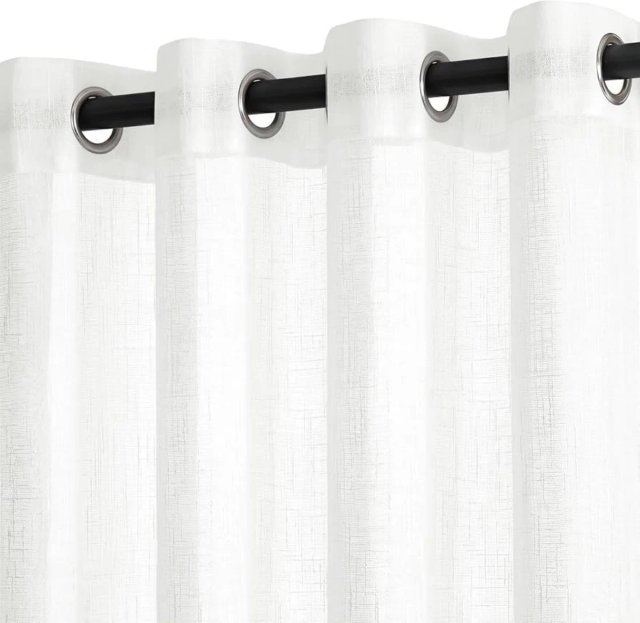 Cortinas Efecto Lino fino lágrimas 280x140cm