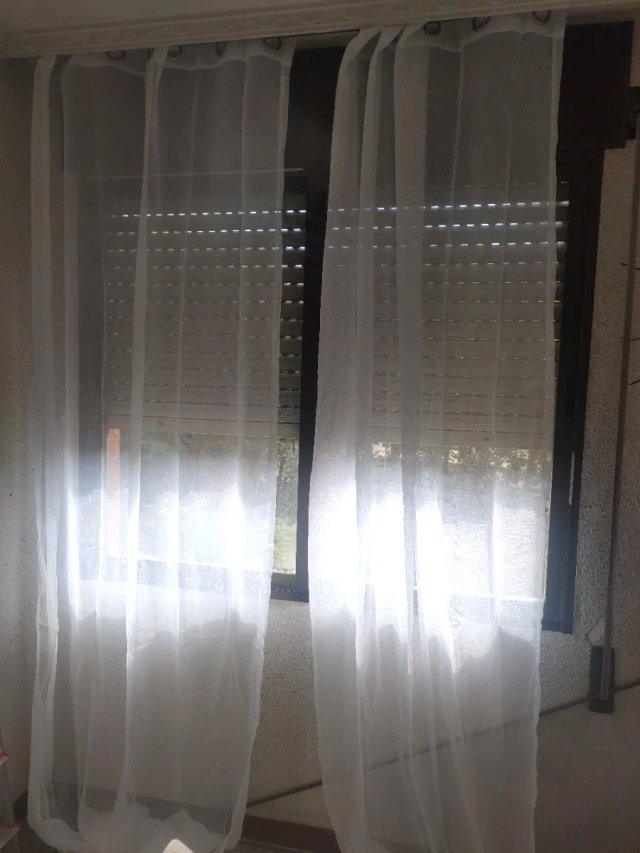 Cortinas Efecto Lino fino lágrimas 280x140cm