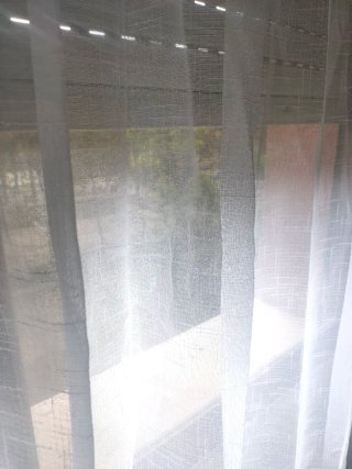 Cortinas Efecto Lino fino lágrimas 280x140cm