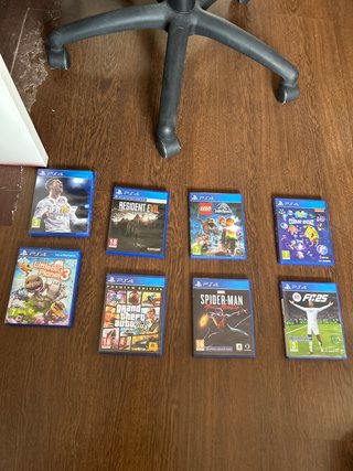 PS4 Juegos: FIFA, Resident Evil, LEGO, Spider-Man