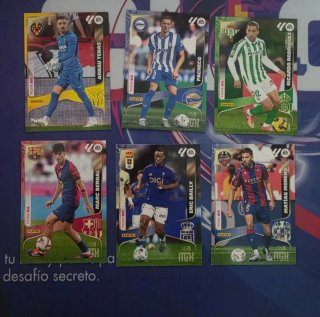 Pack 6 cartas Bis Megacracks 25/26 Panini