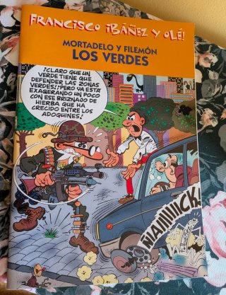 Cómic Los Verdes ,d Mortadelo y Filemón