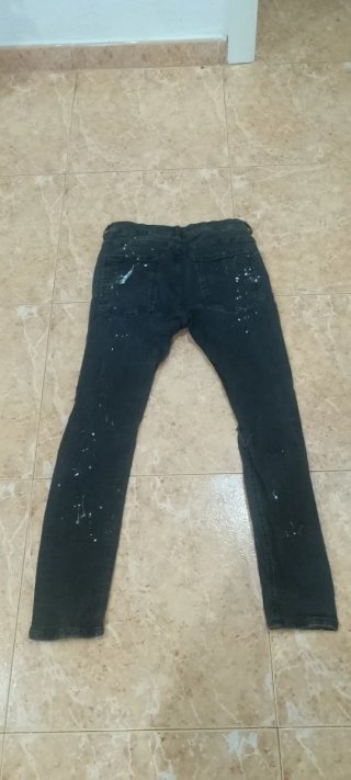 Pack Vaqueros Rotos Negro y Gris + Cinturón