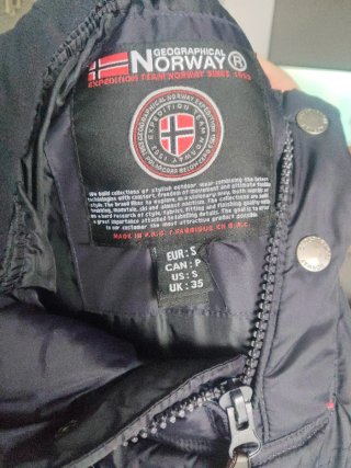 Abrigo Geographical Norway Negro