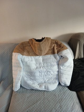 Chaqueta  Tech Blanca y Beige