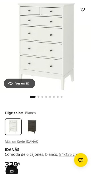 Cómoda Ikea Blanca