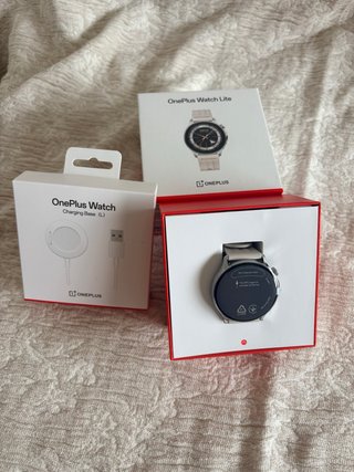 Smartwatch OnePlus Watch Lite (Silver Steel) + Bas