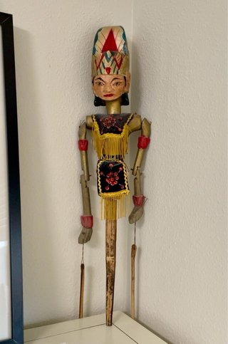 Marioneta Wayang Golek de Madera