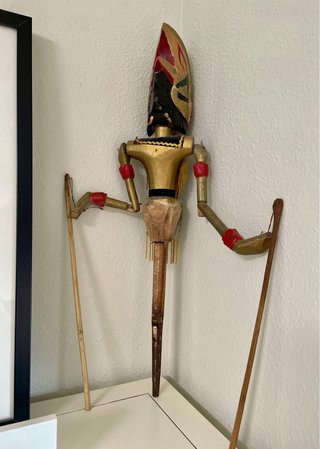 Marioneta Wayang Golek de Madera