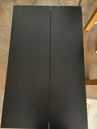 Mesa de madera negra IKEA TRULSTORP en buen estado