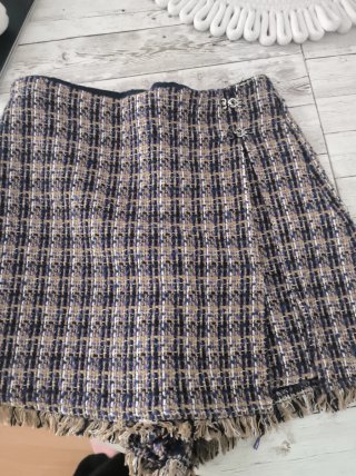 Falda pantalón Zara de tweed