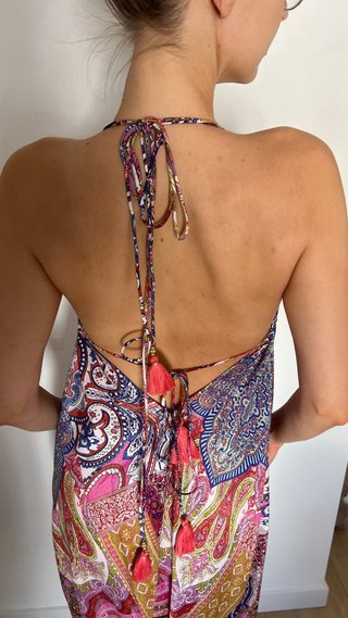 Mono Boho Espalda al Aire Estampado