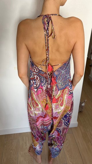 Mono Boho Espalda al Aire Estampado