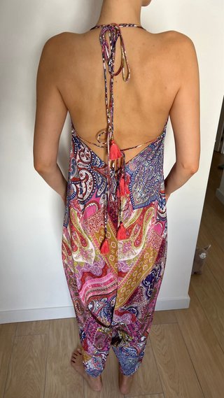 Mono Boho Espalda al Aire Estampado